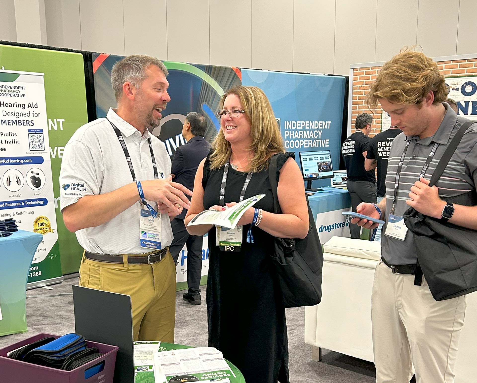 IPC Chairperson of the Board Chris Darling talks to IPC member about Rx Assassins IPC Chairperson of the Board Chris Darling talks to IPC member about Rx Assassins