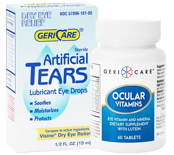 gericare artifical tears and ocular vitamins