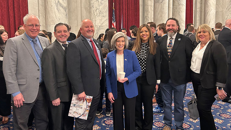 IPC Staff and Board Members with Joni Ernst