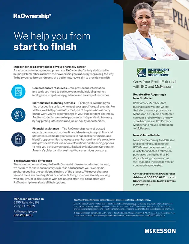 Rx Ownership - We help you from start to finish (GPO)