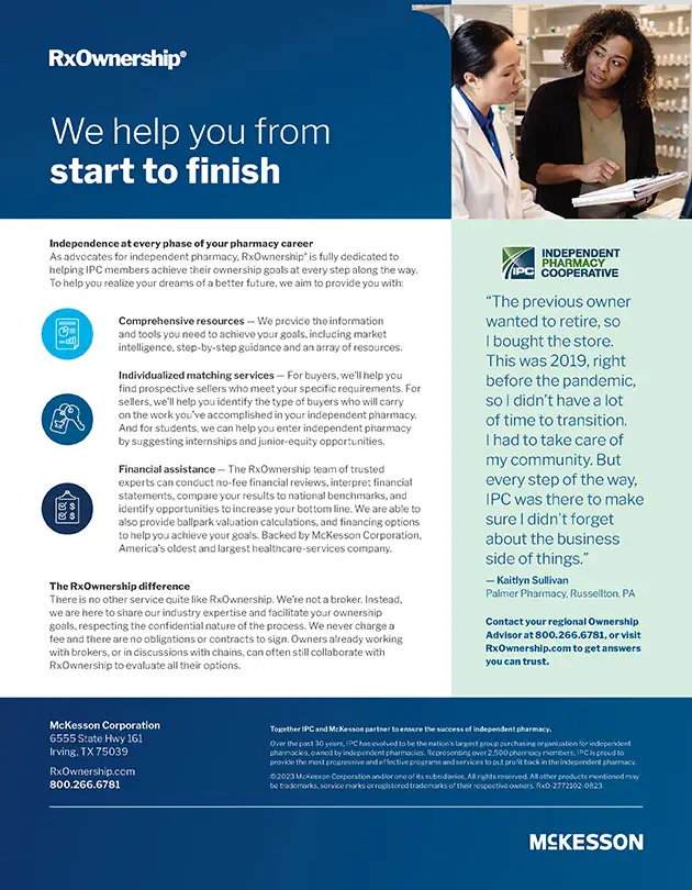 Rx Ownership - We help you from start to finish (Warehouse)