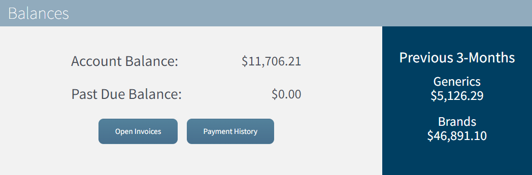 ipc my account balances