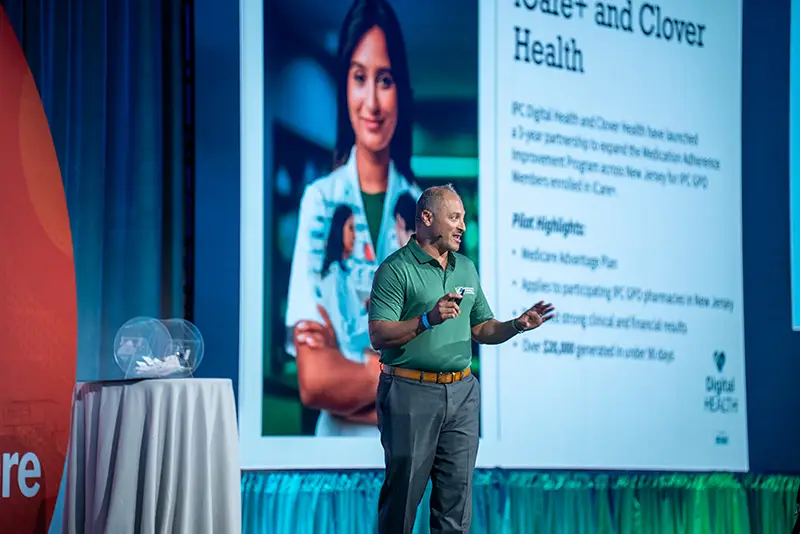 Ashton Maaraba IPC President of Digital Health Speaking to Members at McKesson ideaShare 2025