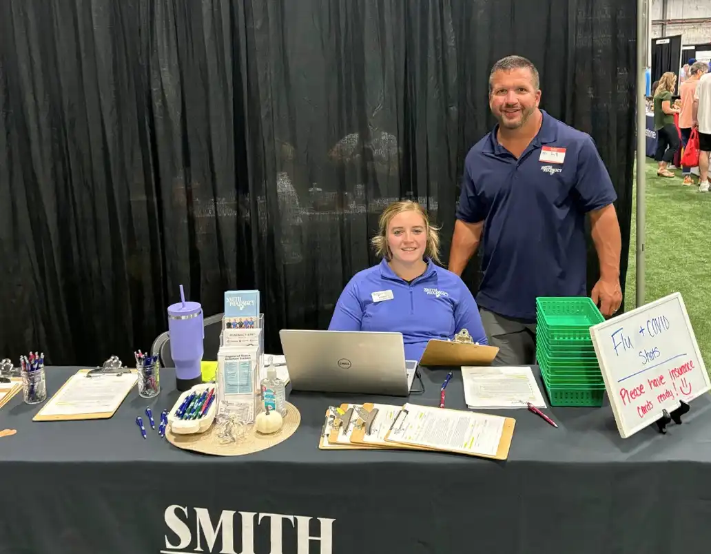 smith pharmacy booth at trade show