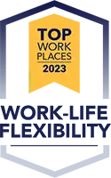 Top Workplaces Award 2023 - Work Life Flexibility