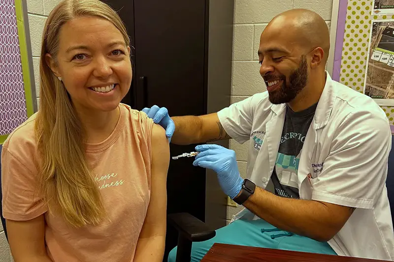 Dr. Henry Ranger - Community Vaccine Clinic Tour