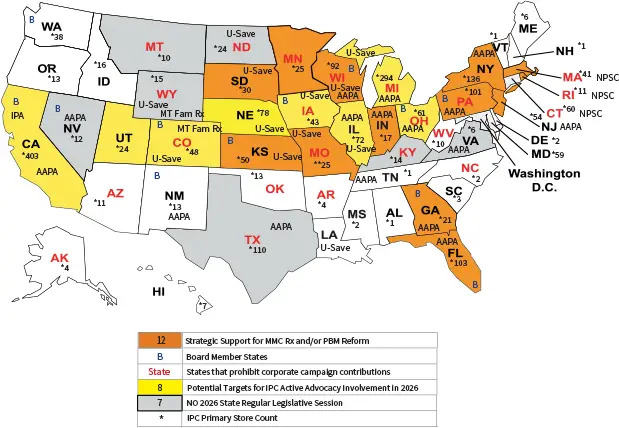 2026 Advocacy Engagement - Map - Government Relations