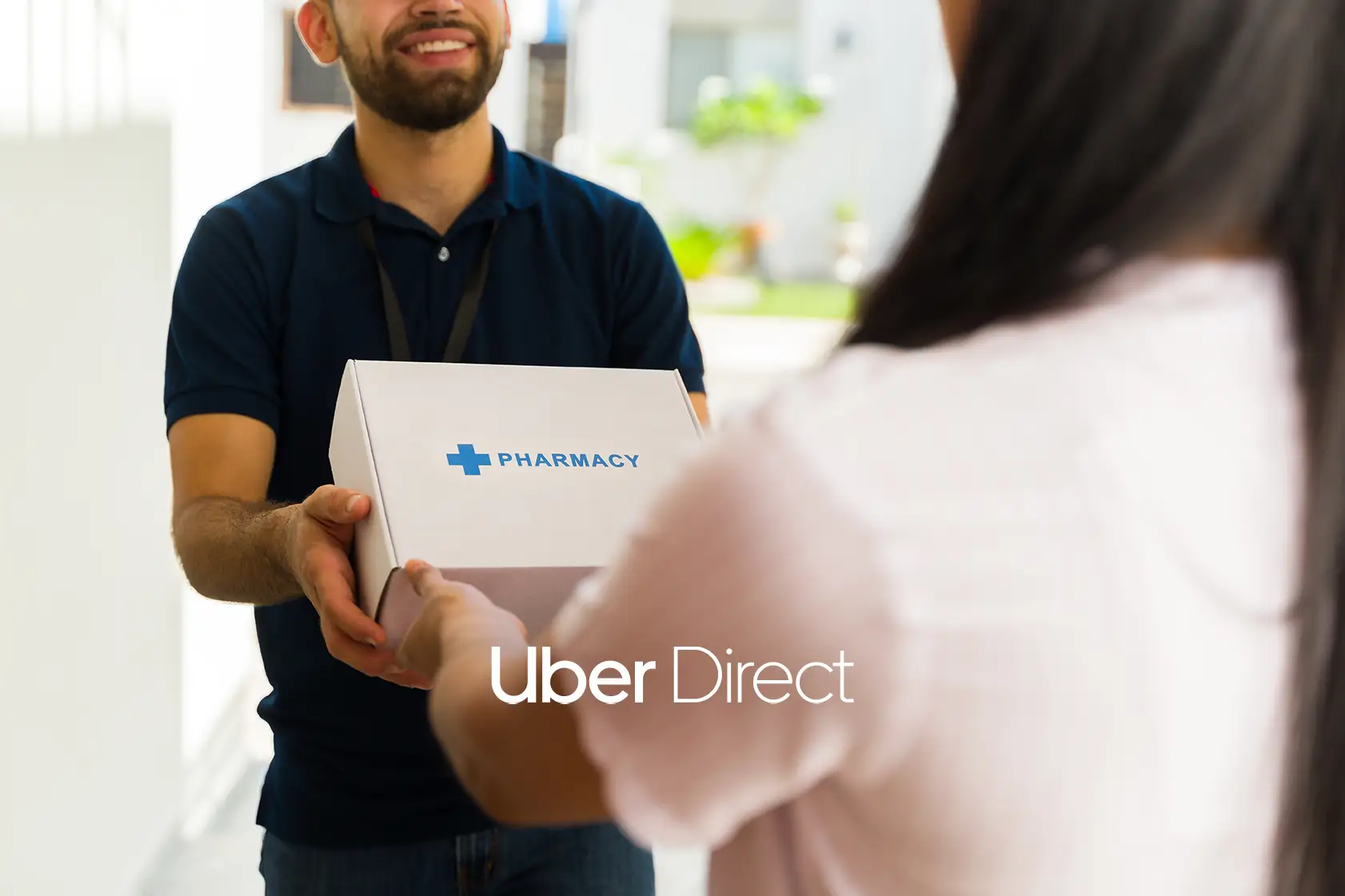 prescription delivery w uber logo