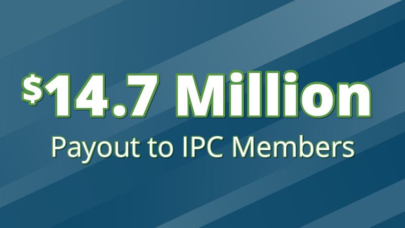 14.7 million payout to ipc members v2