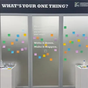 ideaShare IPC Booth 2025 One Thing Wall