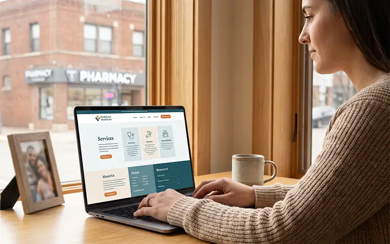 patient journey from online research to pharmacy visit