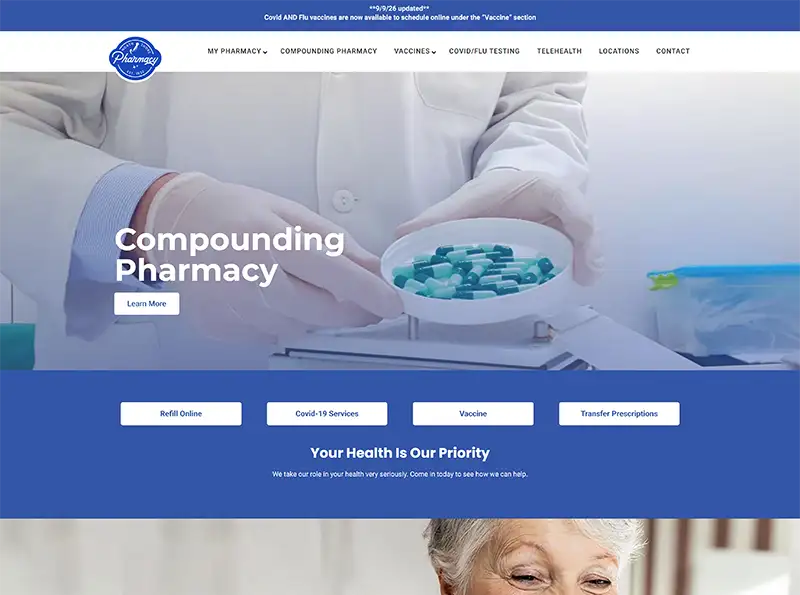 north shore pharmacy website